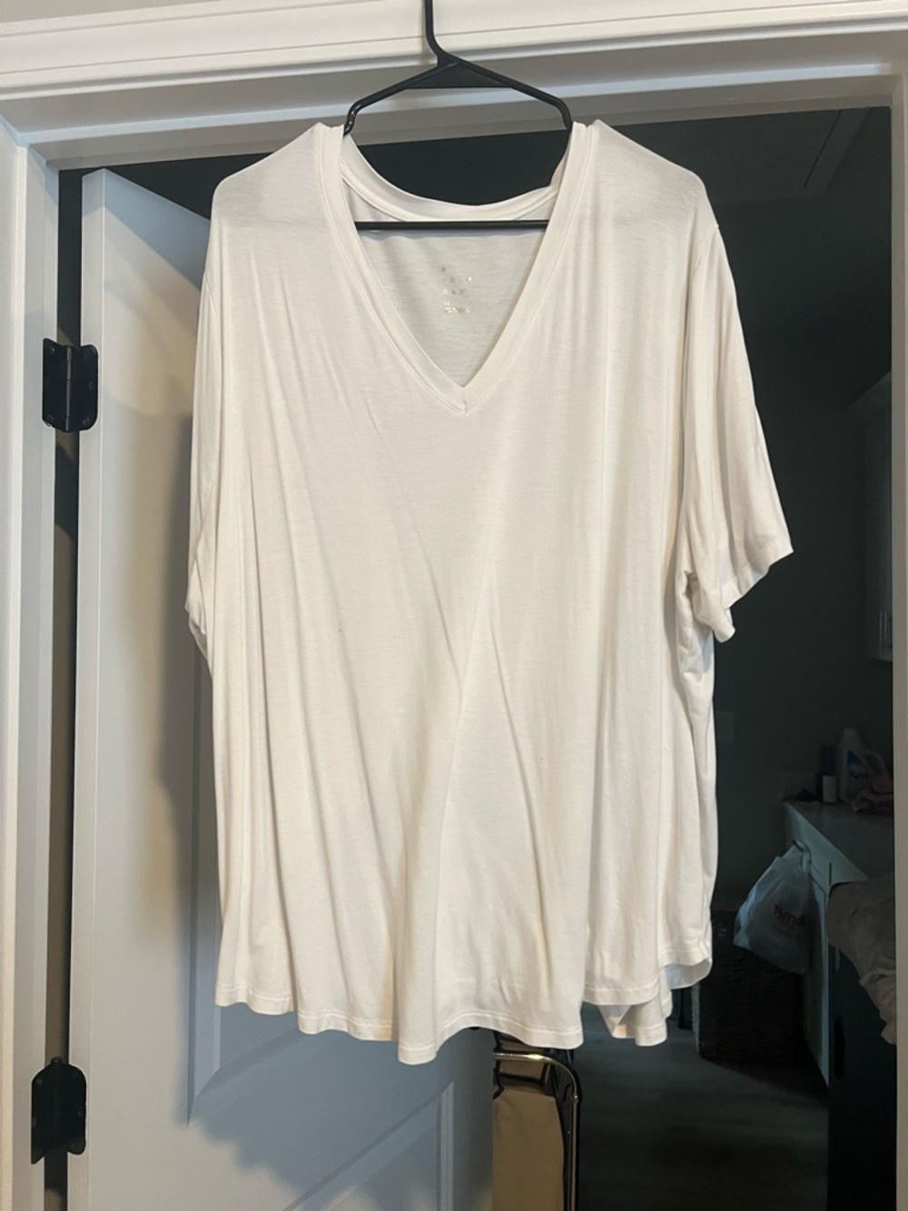 a new day White V-Neck Short Sleeve Tee